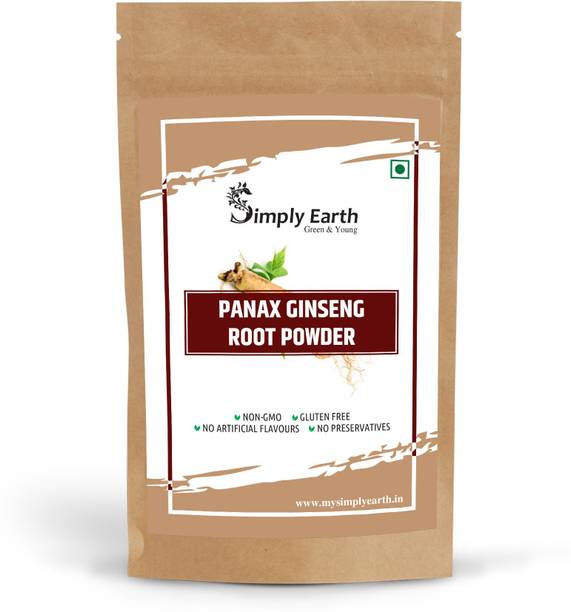 Simply earth Panax Ginseng Powder, Cognitive Support, Muscle Strength & Energy - (100GM)