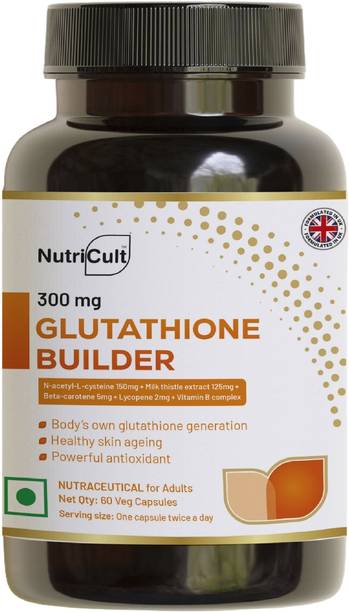 Nutricult Glutathione Builder Capsule with Milk Thistle for Skin Brightening & Anti Ageing