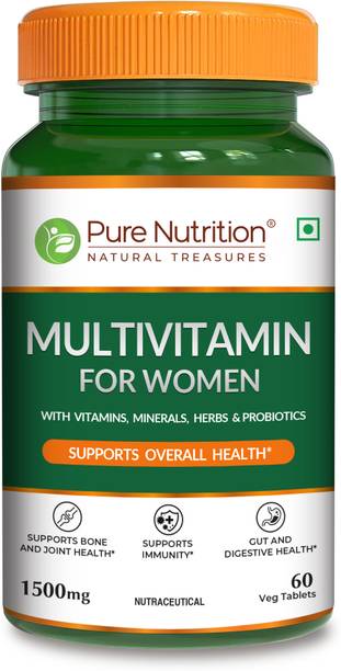 Pure Nutrition Multivitamin for Women with Shatavari for Immunity & Enhanced Energy Level