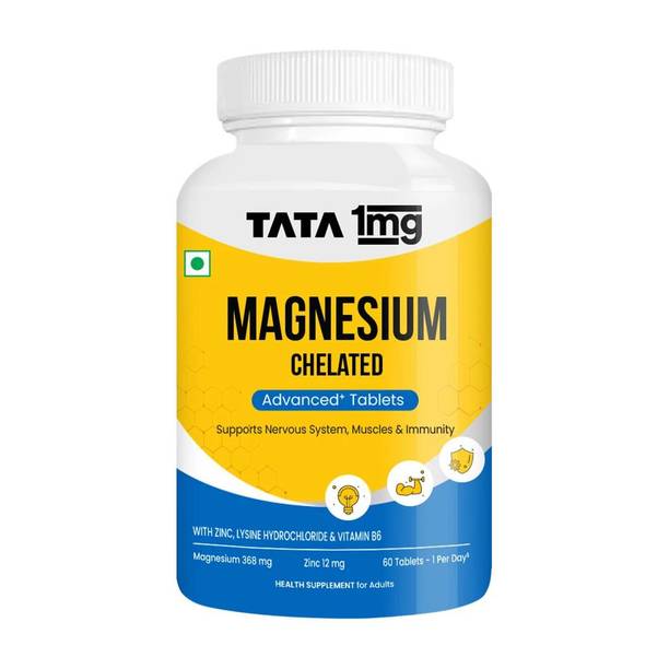 TATA 1mg Chelated Magnesium Plus Tablet with Zinc