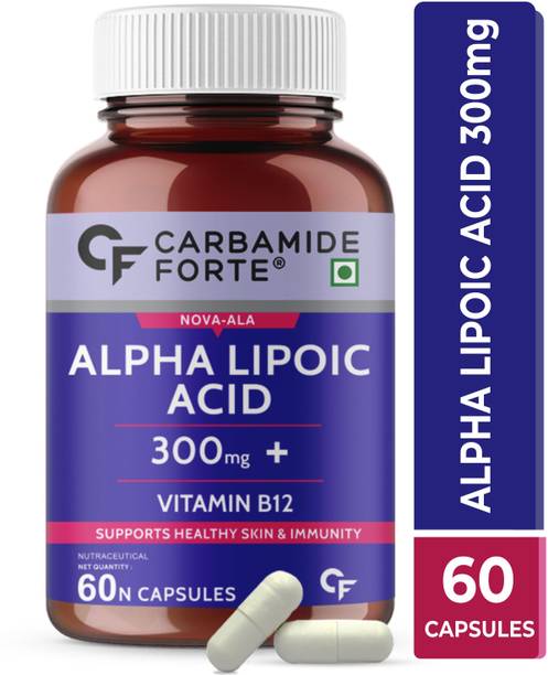 CF Alpha Lipoic Acid 300 mg Capsules with Vitamin B12 & Lycopene - ALA Supplement
