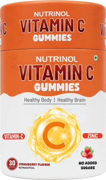 Knoll Nutrinol Vitamin C Gummy | 30 + Zinc for Daily Immunity