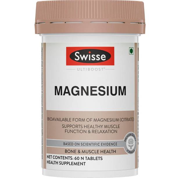 Swisse Ultiboost Magnesium Supplement for Immunity, Muscle Energy & Heart Health