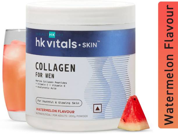 HEALTHKART hk vitals Marine Collagen for Men Supplement with Biotin, Watermelon