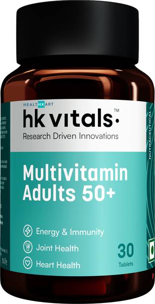 HEALTHKART hk vitals Multivitamin Adults 50+ | Daily Multivitamin for Men & Women