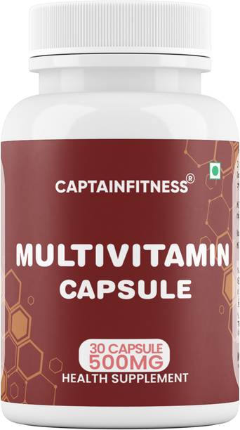 CaptainFitness Multivitamin Capsules with Nutrients, Antioxidants, Vitamins|o8|
