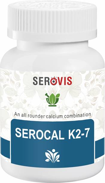 Serovis Calcinova K2-7 - Advanced Calcium & Vitamin K2 Supplement for Bone Health