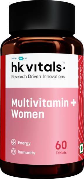 HEALTHKART HK Vitals Multivitamin Plus Women, for Energy, Joints, Skin & Hair