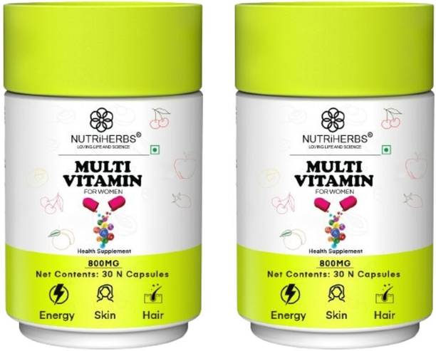 Nutriherbs Multivitamin for Women Support Overall Wellness & Health Care