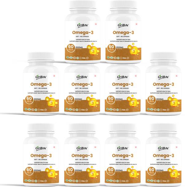 Oribite Omega 3 Fish Oil Softgel for Eye Health Support (10 Pack)