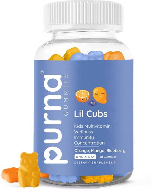 Purna Gummies Kids Multivitamin Gummies For Growth, Immunity and Health - 30 Gummies