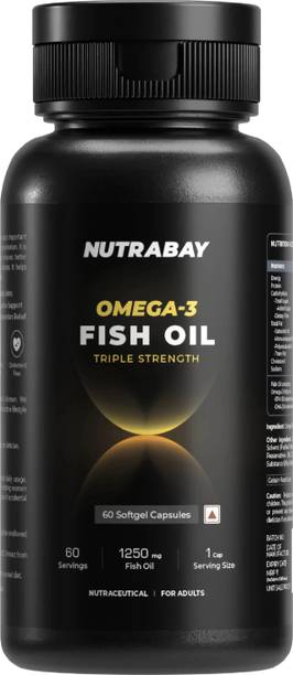 Nutrabay Pro Fish Oil Omega 3 (Triple Strength) - 1250mg