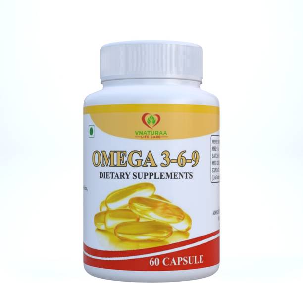 vnaturaa Omega 3,6,9 FLAXSEED OIL SOFT GEL CAPSULE