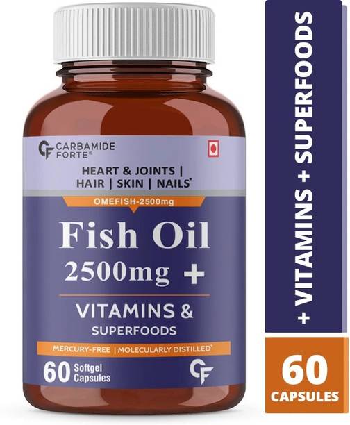 CF Omega 3 Fish Oil 2500mg with Biotin,Vitamin D,Vitamin K2-MK7,Bone, Joint,Hair