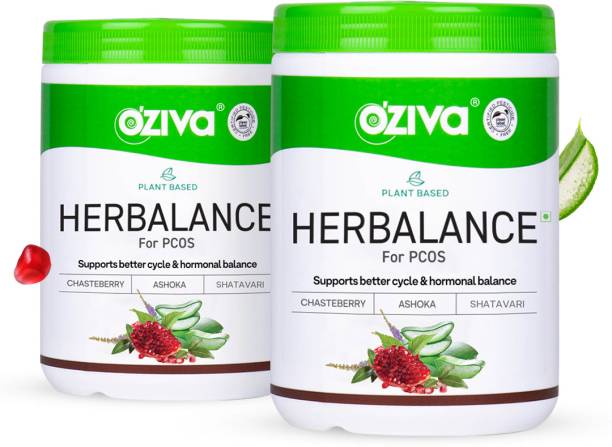 OZiva HerBalance for PCOS (with Myo-Inositol), Natural Drink for PCOS Management