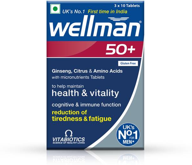 wellman 50+ Multivitamin Health Supplements For Men