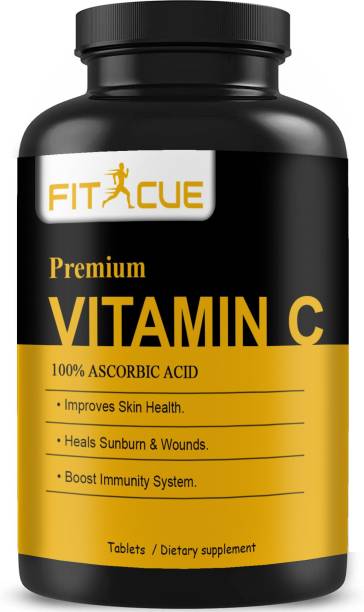 Fitcue 100% Vitamin C Tablets for Glowing Skin (D85)