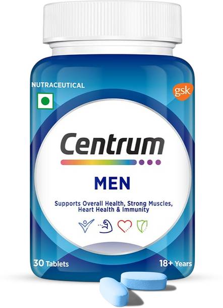 Centrum Men|Supports Overall Health (Veg) | World's No.1 Multivitamin