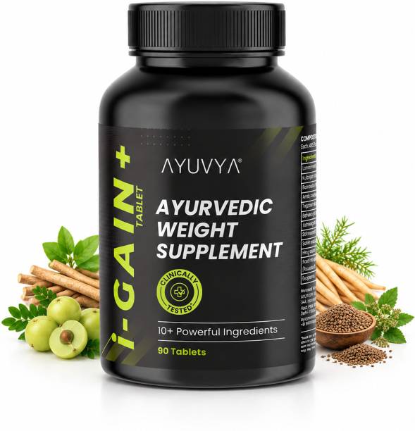Ayuvya i-GAIN+, Clinically Proven, Supports energy level Weight Gainers/Mass Gainers