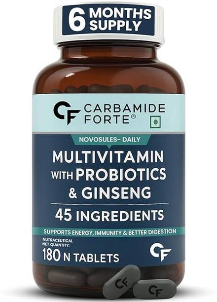 CARBAMIDE FORTE Multivitamin for Men & Women with Probiotics | Multivitamin Tablets