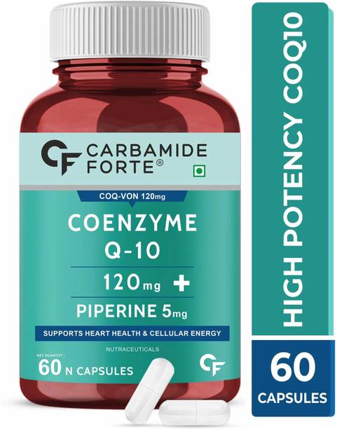 CARBAMIDE FORTE Coenzyme (coq10) 120mg with Piperine 5mg, Good Health Capsules for Heart Health