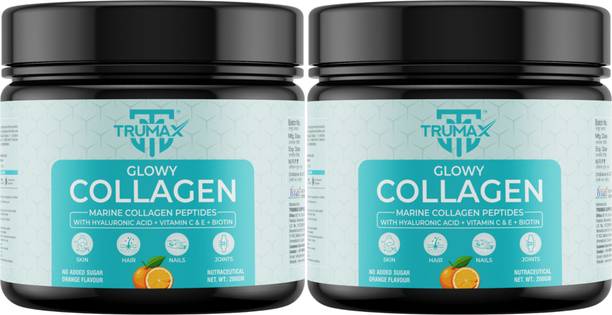 TRUMAX Glowy Marine Collagen Supplement Type 1&3 | For Healthy Skin, Hair & Bone