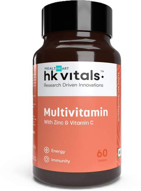HEALTHKART HK Vitals Multivitamin with Ginseng Extract, Taurine and Multiminerals