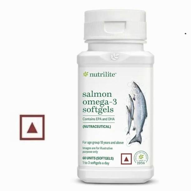 Amway salmon omega 3 capsules | Premium Omega-3 Softgels for Everyday Wellness -