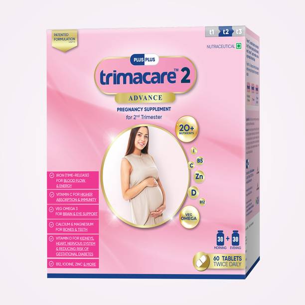 Plus Plus Lifesciences LLP TR 2 Advance Prenatal Supplement for 2nd Trimester - Pack of 3