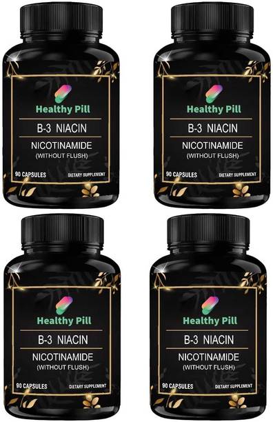Healthy Pill Niacin, Vitamin B3 Supplement for Healthy Hair Skin and Nails, Energy Support,