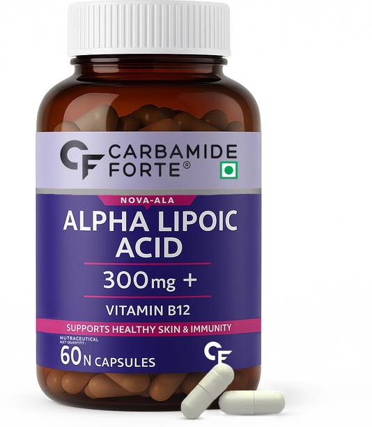 CF Alpha Lipoic Acid 300 mg Capsules with Vitamin B12 & Lycopene - ALA Supplement