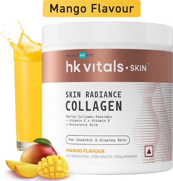 HEALTHKART HK Vitals Skin Radiance Collagen Supplement with Biotin, Mango