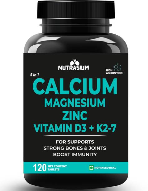 NUTRASIUM CALCIUM | MAGNESIUM | ZINC | VIT. D3 , K2 | For Bone and Joint
