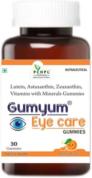 Gumyum Eyecare Gummies Vision Support Vitamins with Minerals, Supports Eye Health