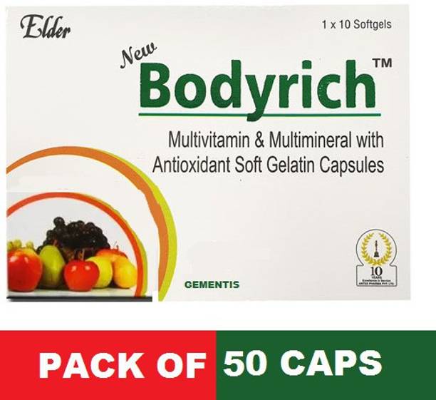 gementis ELDER BODYRICH ANTEX MULTIVITAMINS AND MULTIMINERALS CAPSULE (5*10CAPSULE)