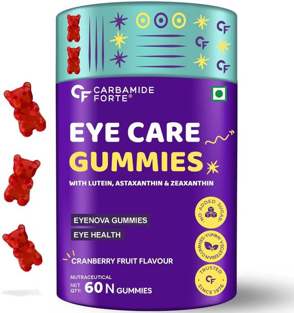 CARBAMIDE FORTE Eye Care Gummies Supplement with Lutein, Zeaxanthin for Eye Care