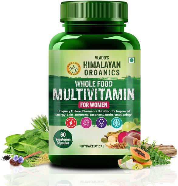 Vlado's Himalayan Organics Whole Food Multivitamin for Women || with Natural Vitamins, Minerals, Extracts