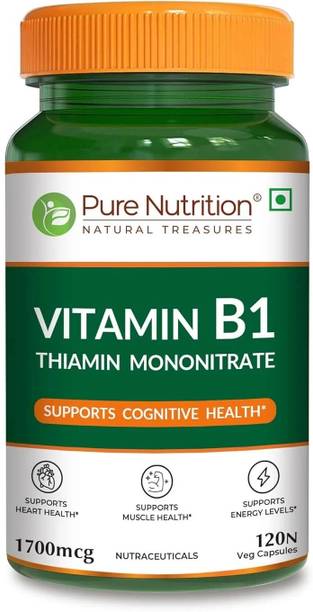 Pure Nutrition Vitamin B1 |Thiamine Mononitrate |Heart & Muscle Health