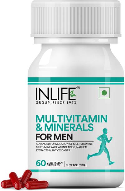 INLIFE Multivitamins & Minerals Amino Acids Antioxidants for Men