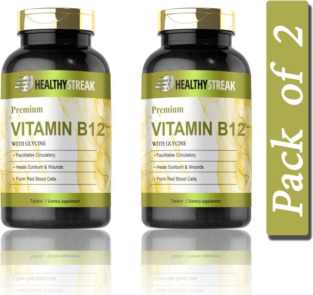 Healthy Streak Plant Based Vitamin B12 Tablets (D225)