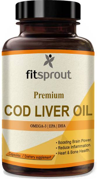 Fitsprout Cod Liver Oil Softgel Capsules (D97)