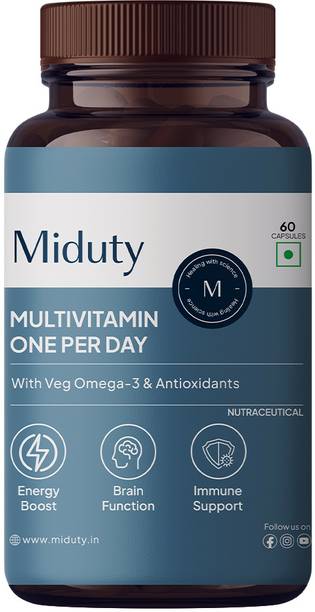 Miduty Multivitamin One Per Day-Multimineral supplement-Omega 3-Magnesium
