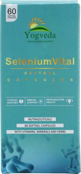YogVeda Selenium Capsules For immune Support | Promote Heart Health For Thyroid