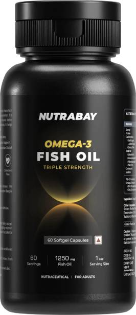 Nutrabay Pro Fish Oil Omega 3 (Triple Strength) - 1250mg