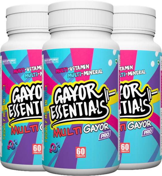 gayor essentials Multi Gayor |Optimal Dosage, Multivitamin, Zinc, Vitamin C, Vitamin D,100% RDA