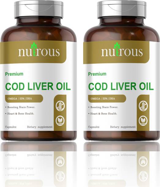 Nutrous Cod Liver Oil Softgel Capsules (S238)