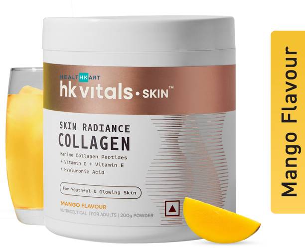 HEALTHKART HK Vitals Skin Radiance Collagen Supplement with Biotin, Mango