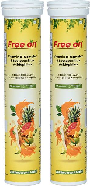 Free On Vitamin B-Complex Effervescent with Probiotics - Energy & Metabolism