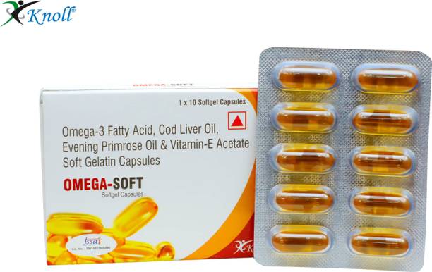 Knoll Omega-Soft omega-3, cod liver (Fish Oil), Evening Primrose & Vitamin E