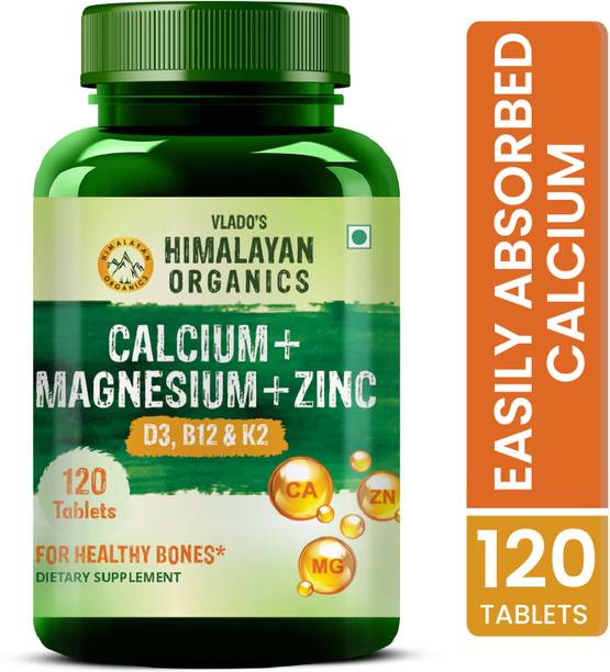 Vlado's Himalayan Organics Calcium+Magnesium+Zinc D3 & B12 120 Tablet